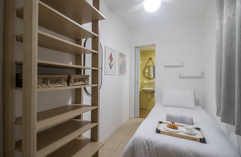 CNT92 - 3 Dorm, Av. Central, TV Smart, Wi-Fi