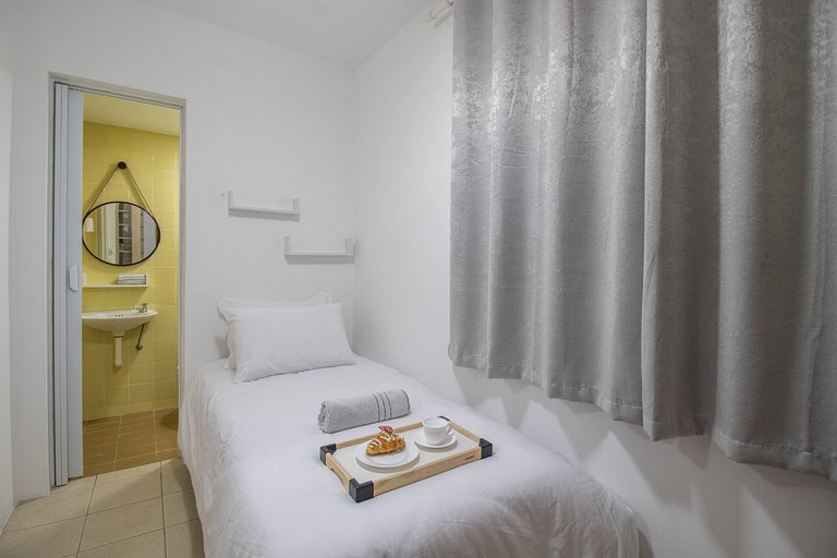 CNT92 - 3 Dorm, Av. Central, TV Smart, Wi-Fi