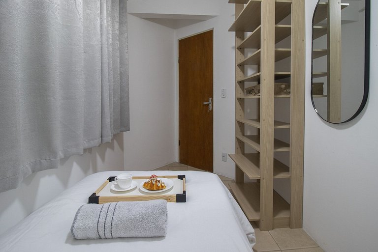 CNT92 - 3 Dorm, Av. Central, TV Smart, Wi-Fi