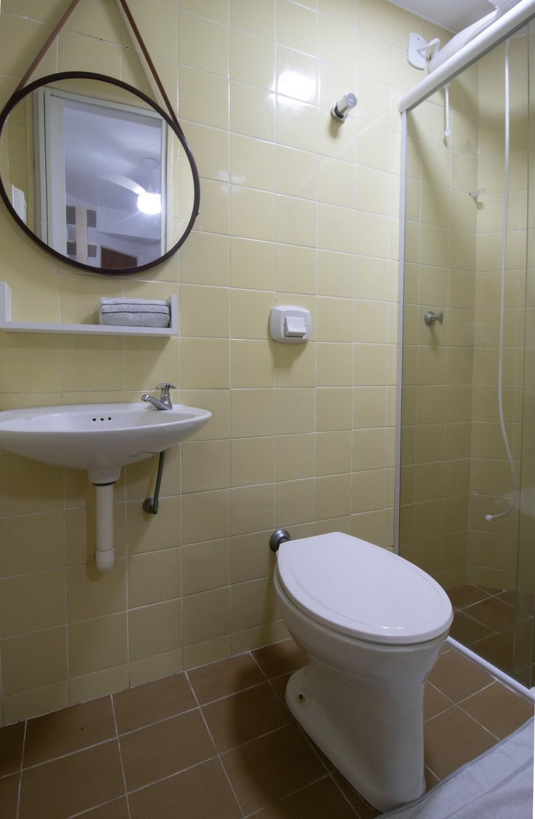 CNT92 - 3 Dorm, Av. Central, TV Smart, Wi-Fi