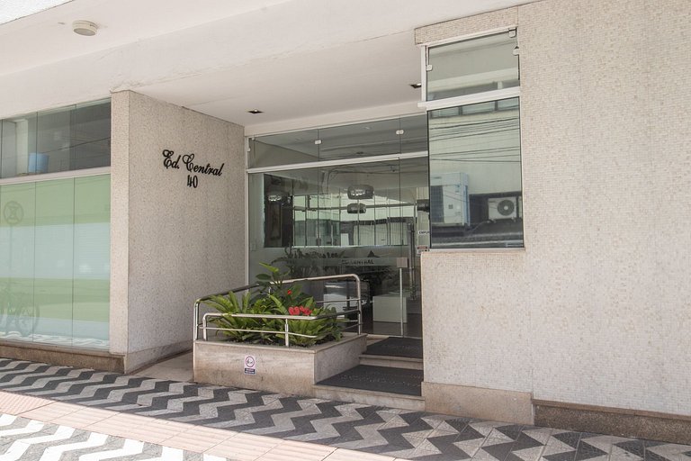 CNT92 - 3 Dorm, Av. Central, TV Smart, Wi-Fi