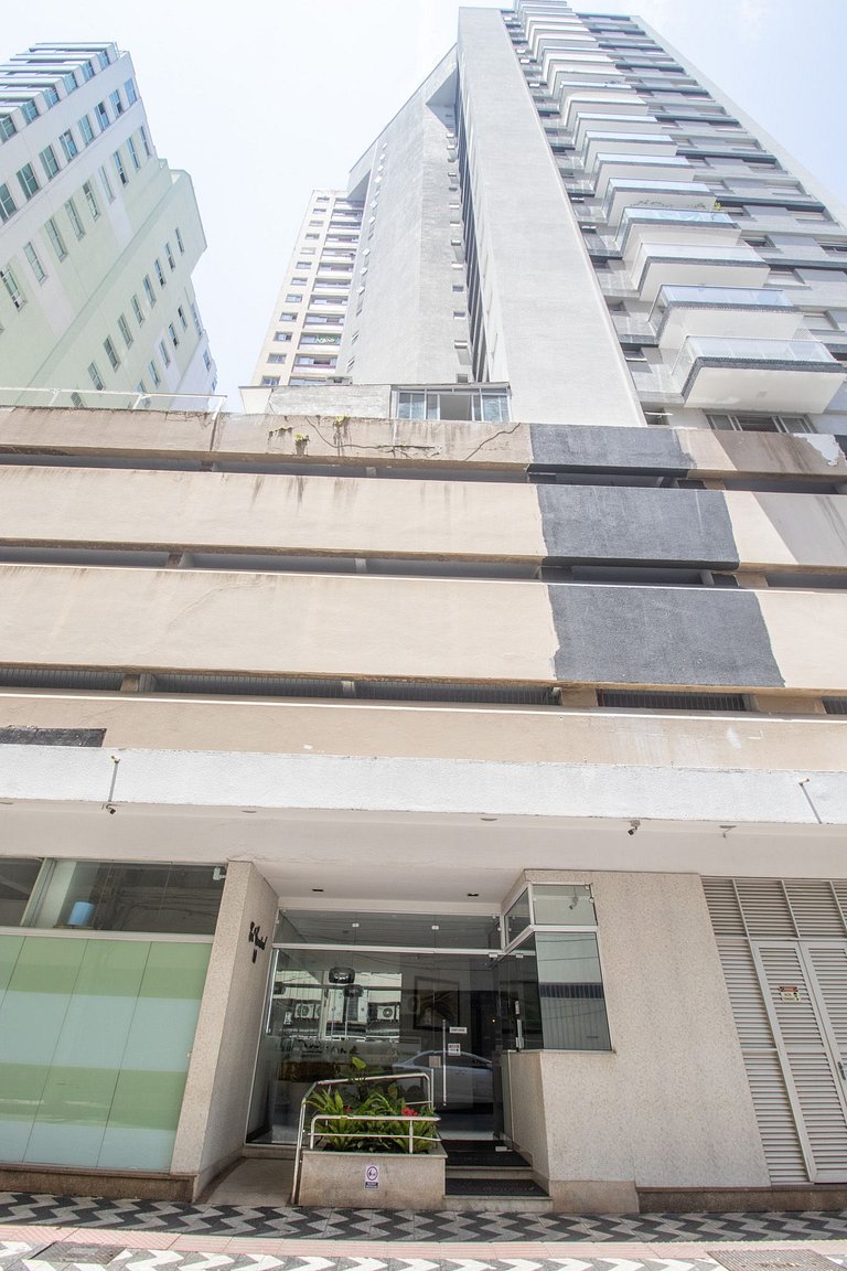 CNT92 - 3 Dorm, Av. Central, TV Smart, Wi-Fi