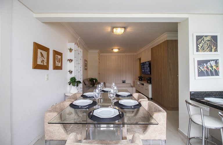 LAC22 - 3 Dorm, Churrasqueira, Prox Roda Gigante